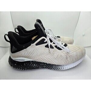 Adidas Alphabounce 1 Shoes Men's 12 White Running Athletic Workout Road Sneakers